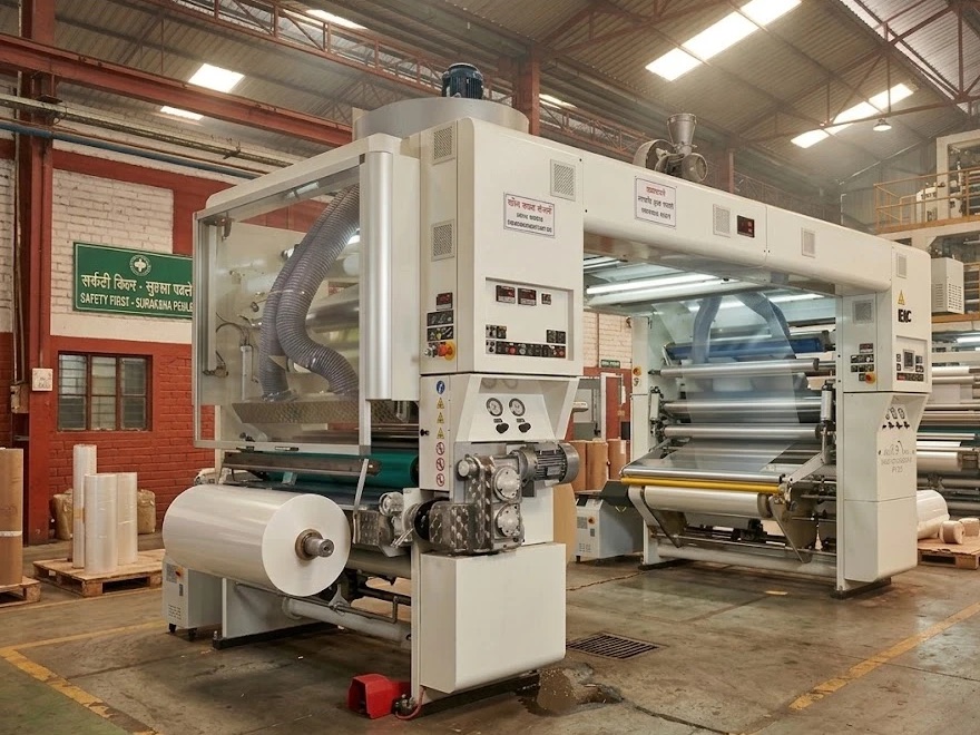 Solvent-less lamination machine
